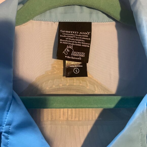 Spirited Away Bioworld Shirt Size S  Studio Ghibli  Scenic Print  100% Polyester - Picture 3 of 4